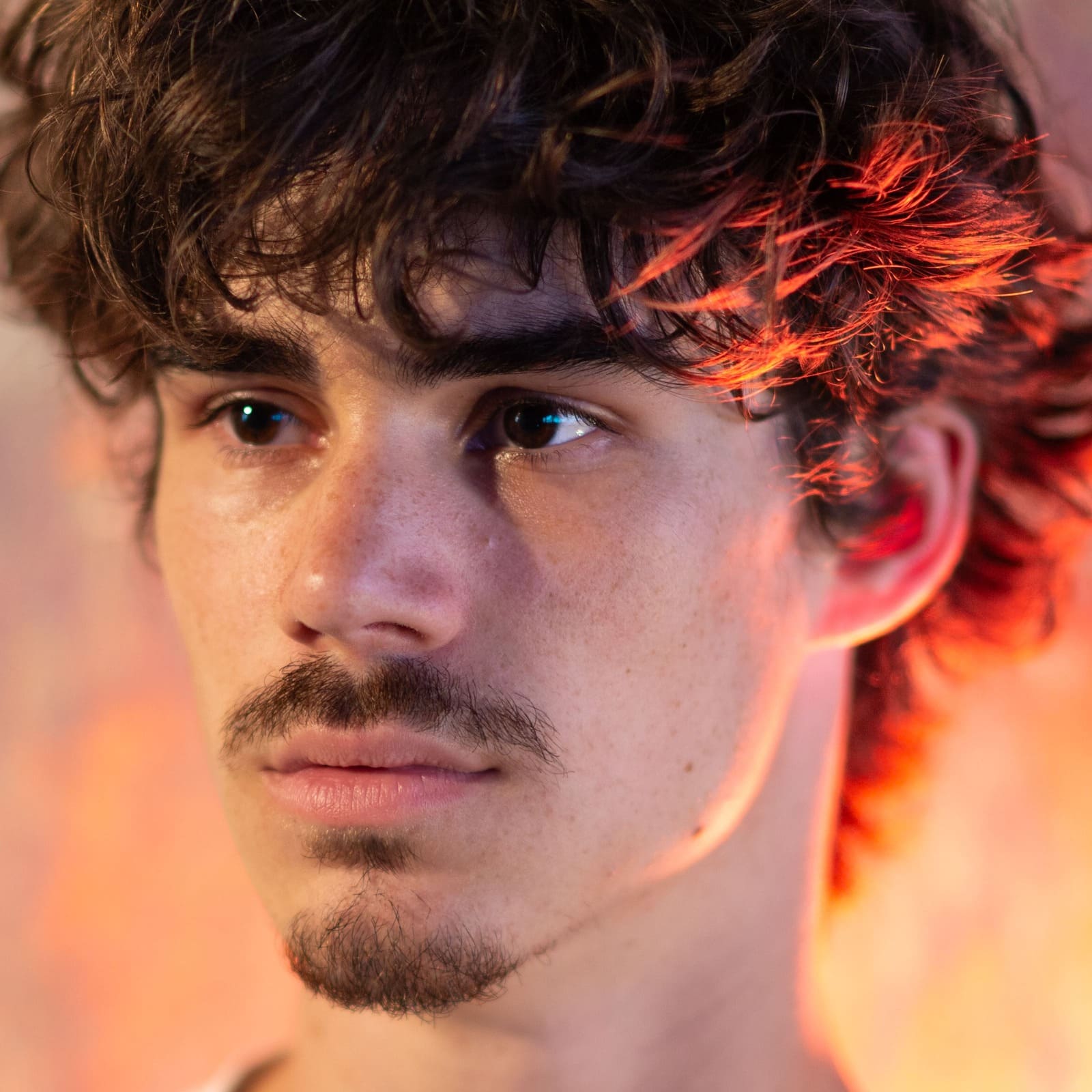 ultra close up picture of my mug